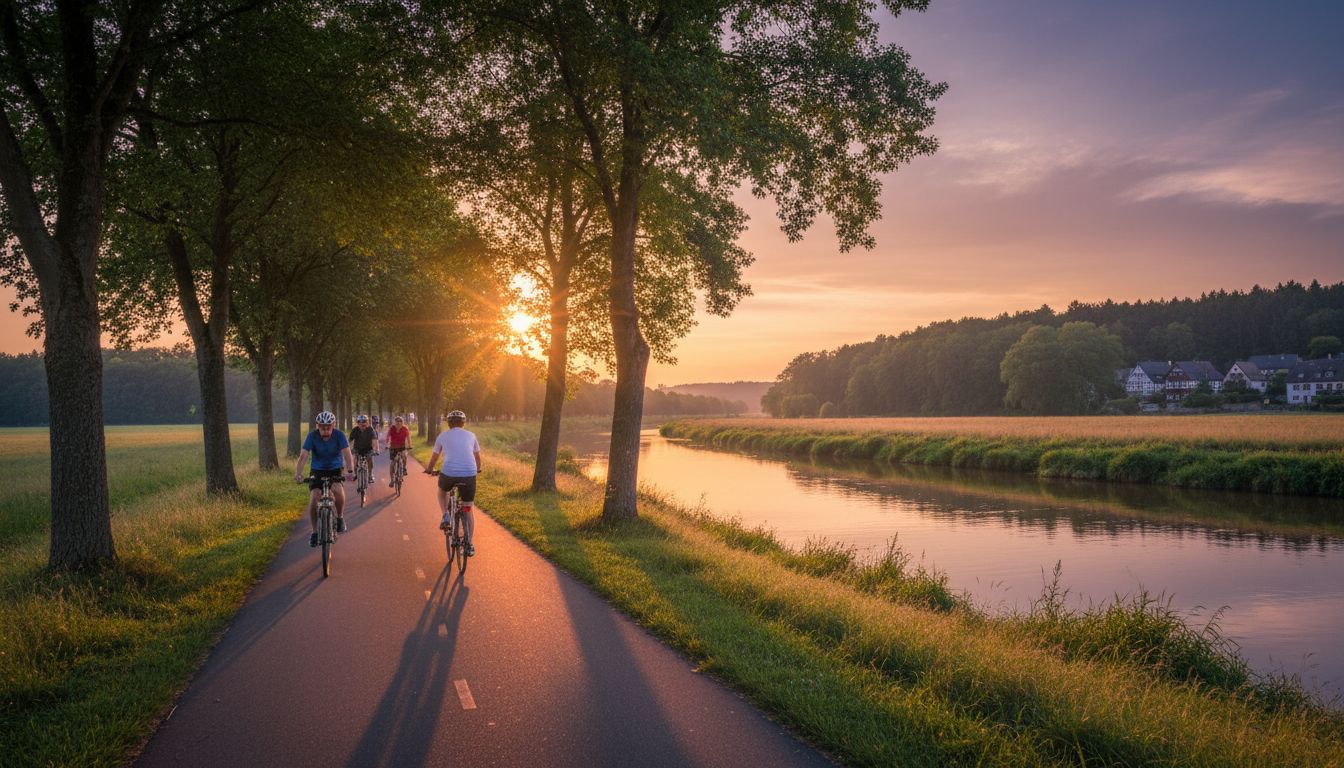 Entspannte Feierabendtouren: Radeln an der Lippe und im Grünen